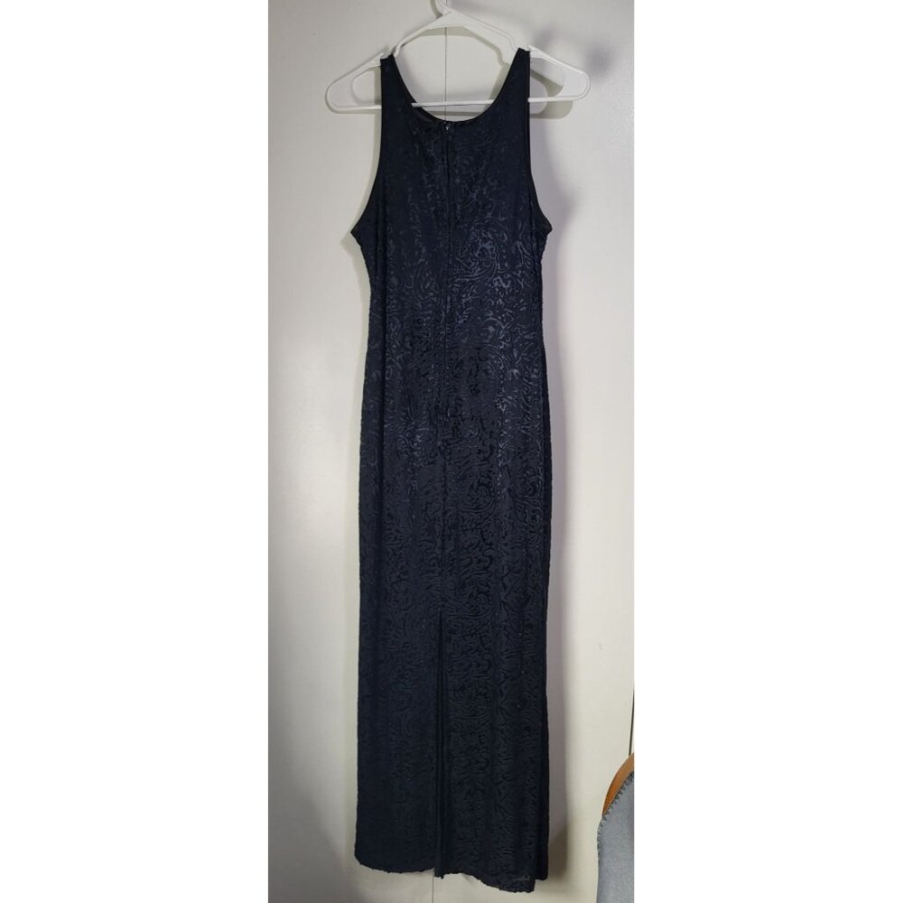 VTG GRACE USA Women's M Burnout Velvet Sleeveless Dress Prom Whimsigoth Fairy - Picture 3 of 9